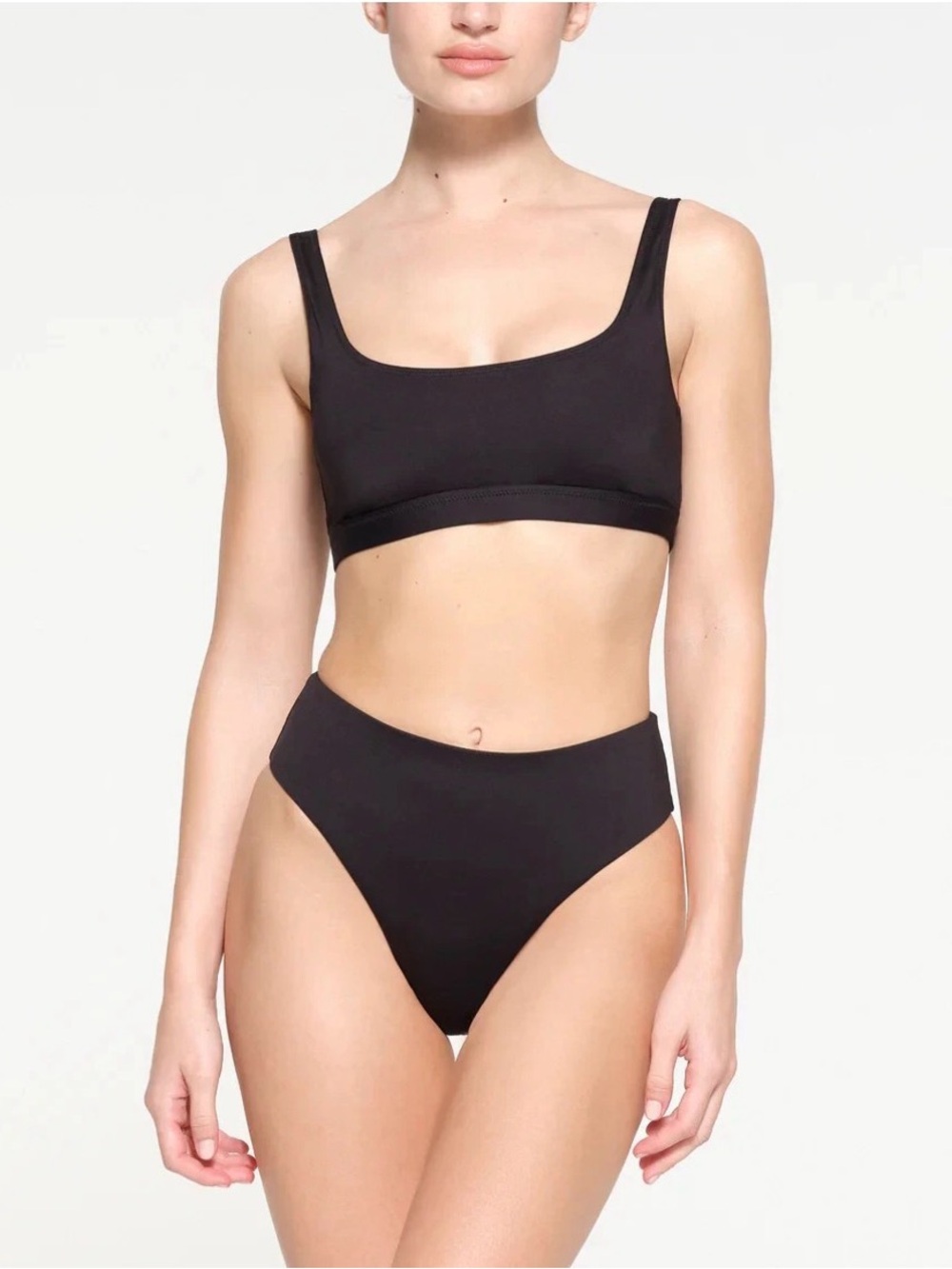 Skims tank top onyx nylon and Tanga Bikini Bottom L